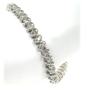 1.00-4.00 CT Round Cut Diamonds - Tennis Bracelet