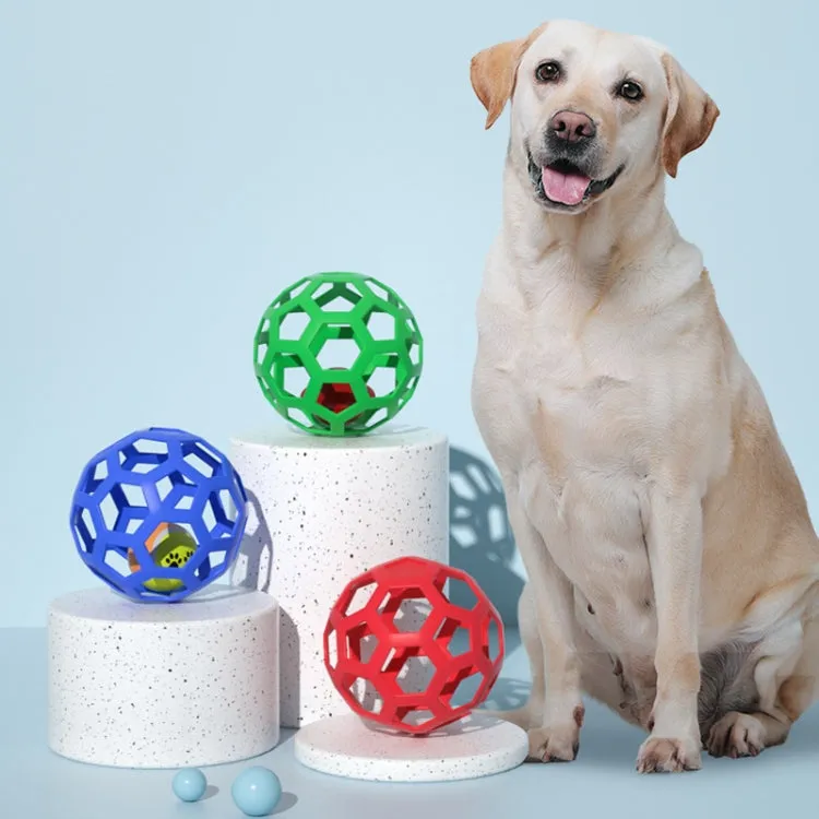 1030001 Dog Toy Hollow Ball Bite-resistant Elastic Pet Rubber Toy Balls, Spec: