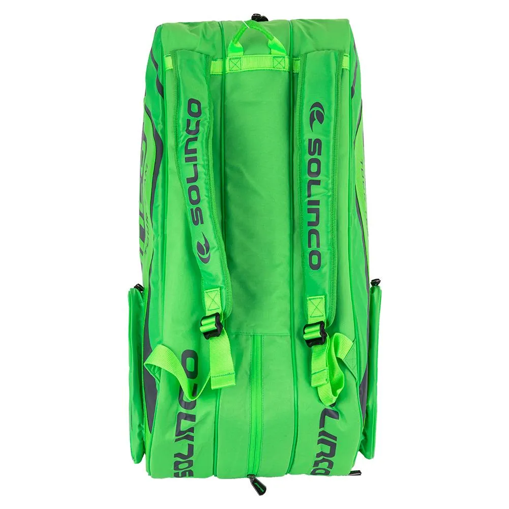 15-Pack Tour Tennis Racquet Bag Full Neon Green