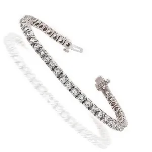 1.50-8.00 CT Round Cut Diamonds - Tennis Bracelet