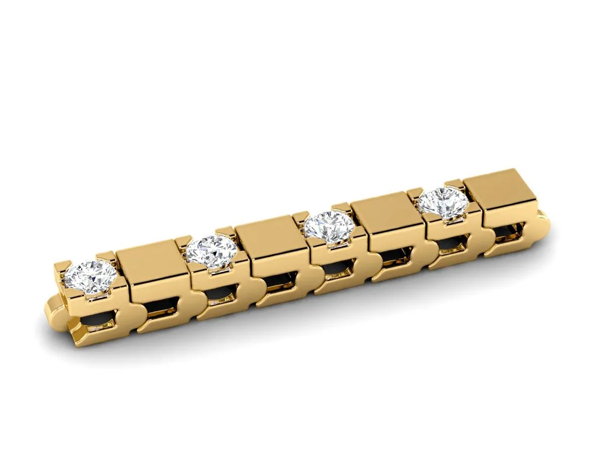 1.50 CT Round Cut Lab Grown Diamonds - Tennis Bracelet