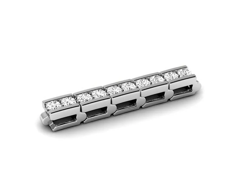 3.50-5.00 CT Round Cut Lab Grown Diamonds - Tennis Bracelet