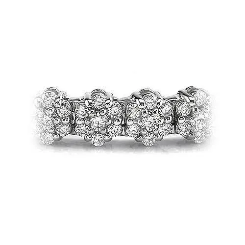 4.50-4.50 CT Round Cut Diamonds - Tennis Bracelet