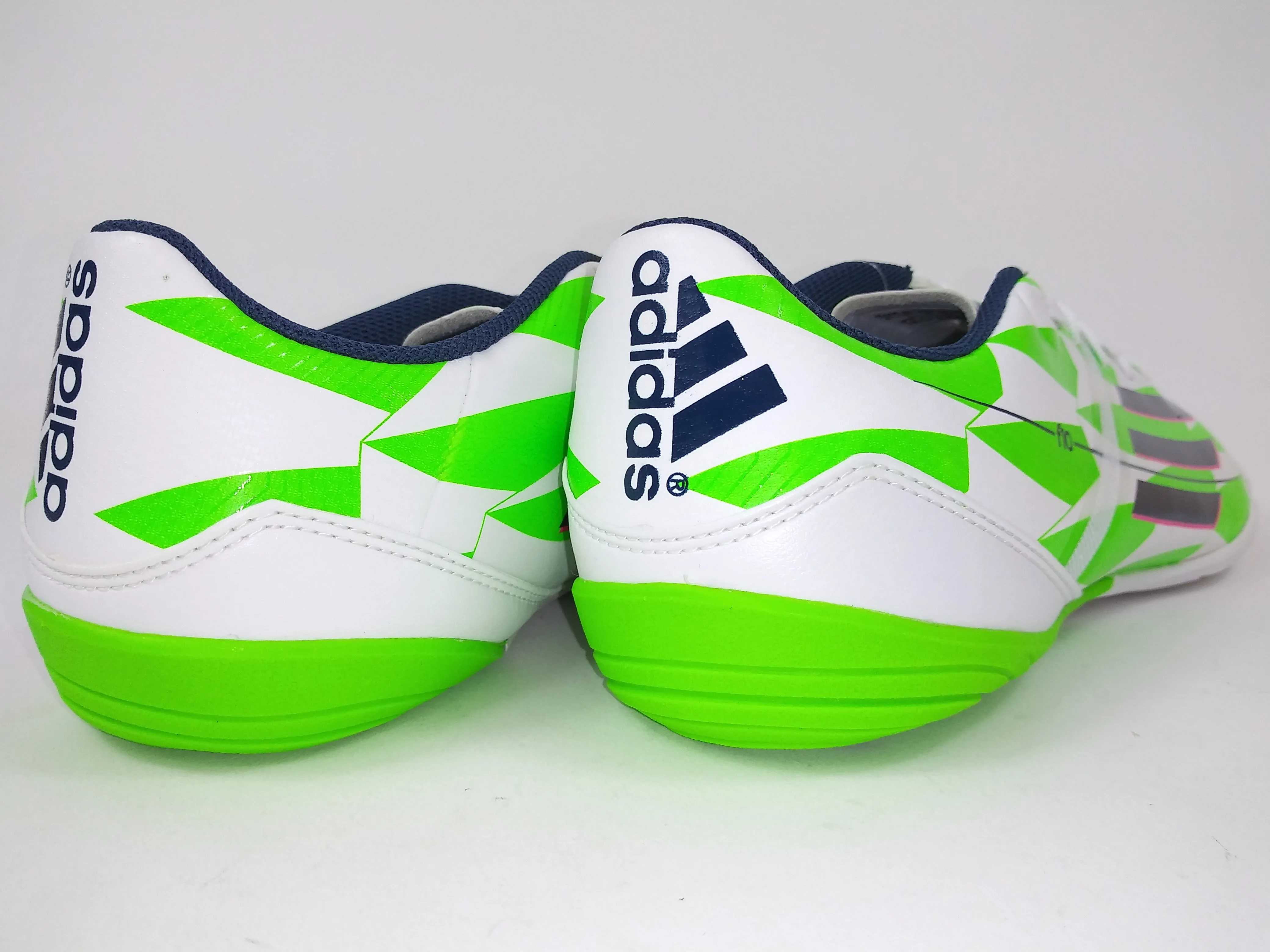 Adidas F10 Indoor Shoes White Green