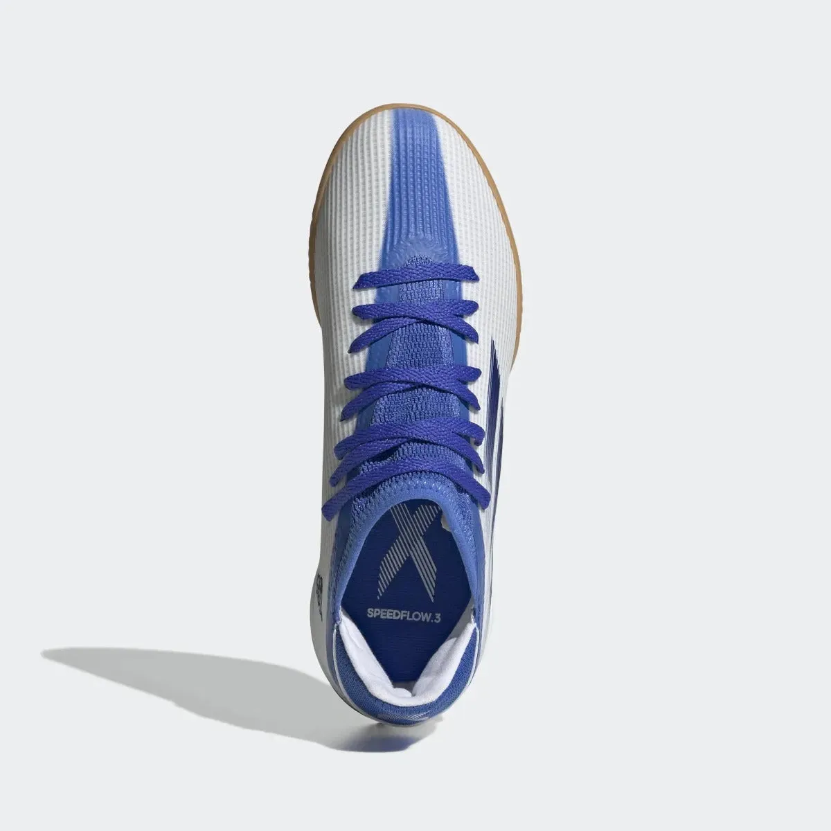 adidas JR X Speedflow .3 Indoor - White-Hi Res Blue