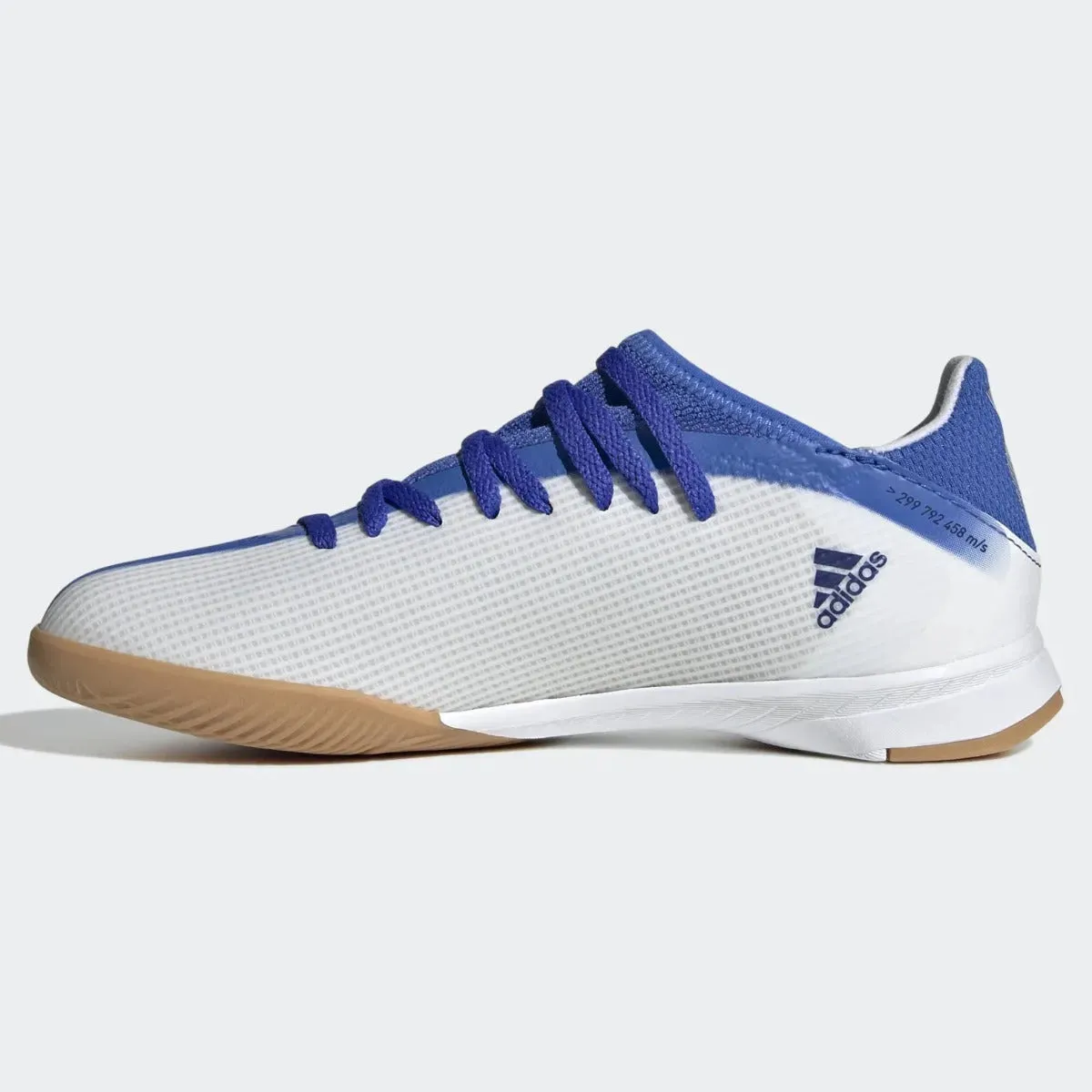 adidas JR X Speedflow .3 Indoor - White-Hi Res Blue