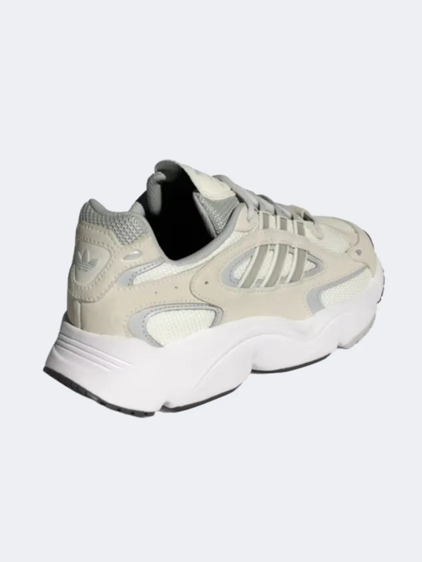 Adidas Ozmillen Women Original Shoes Ivory/Silver/Black