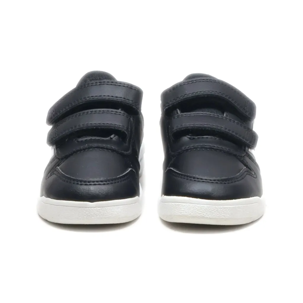 Adidas Tensaur Sneakers Leather Black Colour For Kids