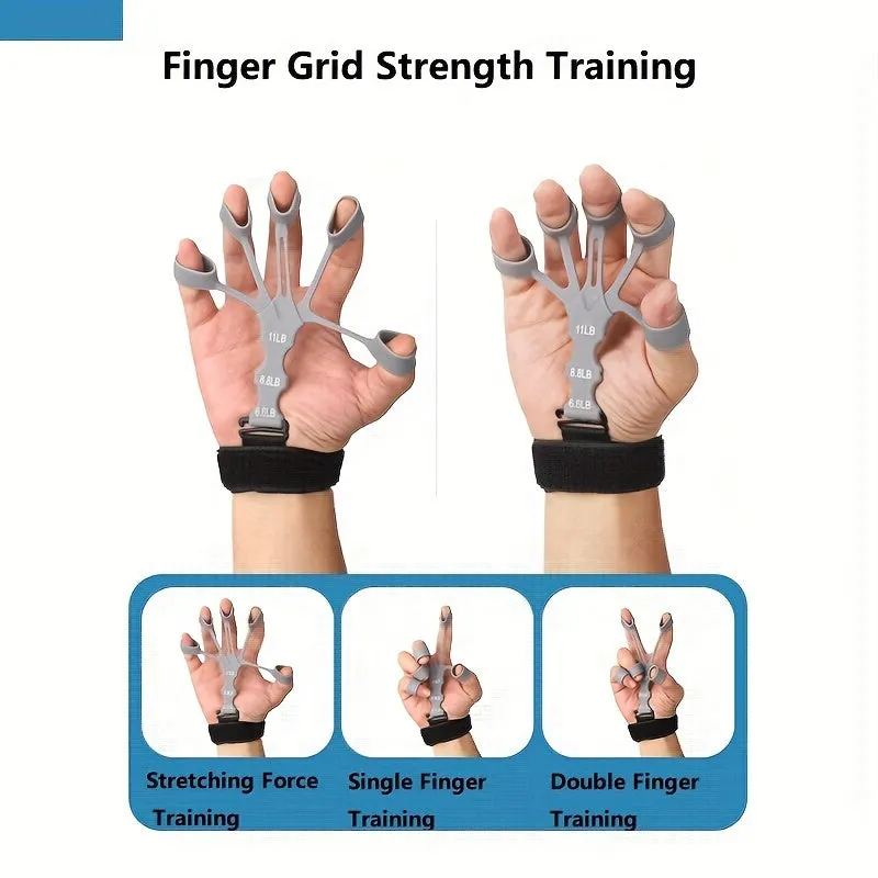 Adjustable Finger Strengthener 2Pack for Hand Exercise  Strength Training