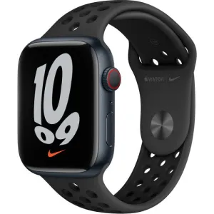 Apple Watch Nike Series 7 45mm (GPS CELLULAR) Midnight Aluminum - Anthracite Sport Band (MKJL3LL/A)