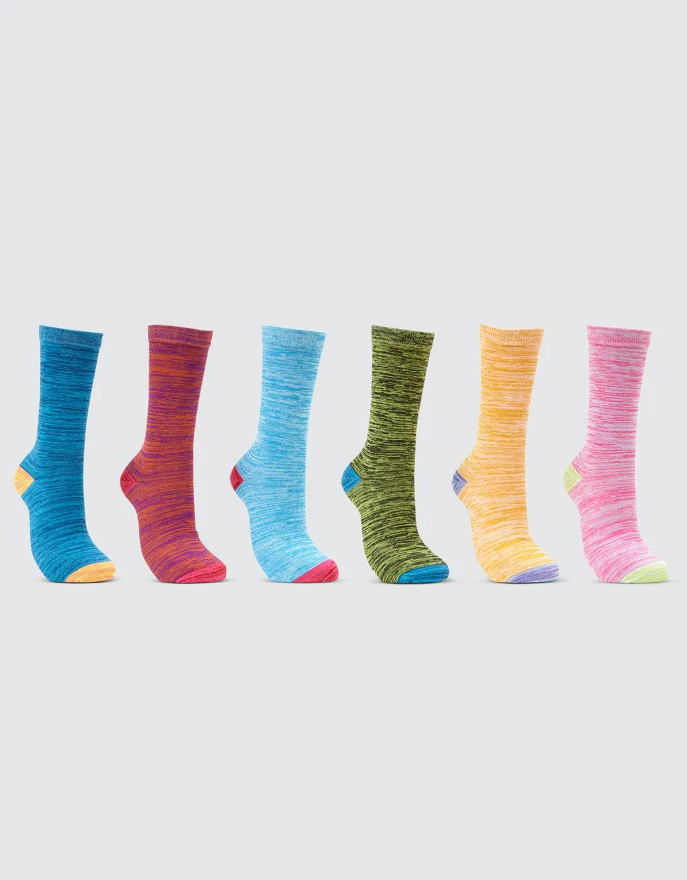 Autmun Cheer Crew Socks 6 Pack