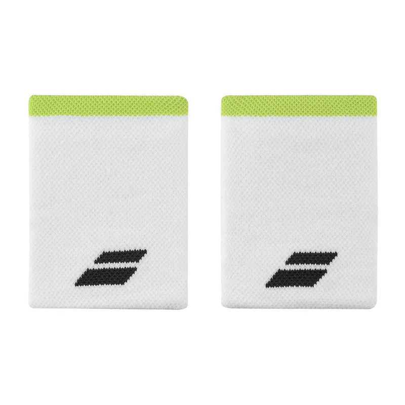 Babolat Logo Jumbo Tennis Wristband White Aero