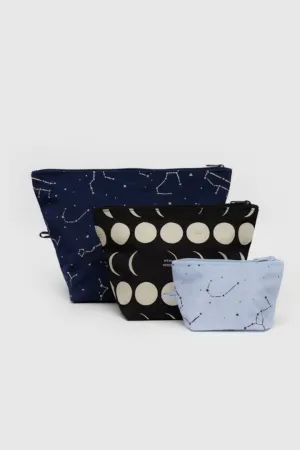 Baggu - Go Pouch Set, Night Sky