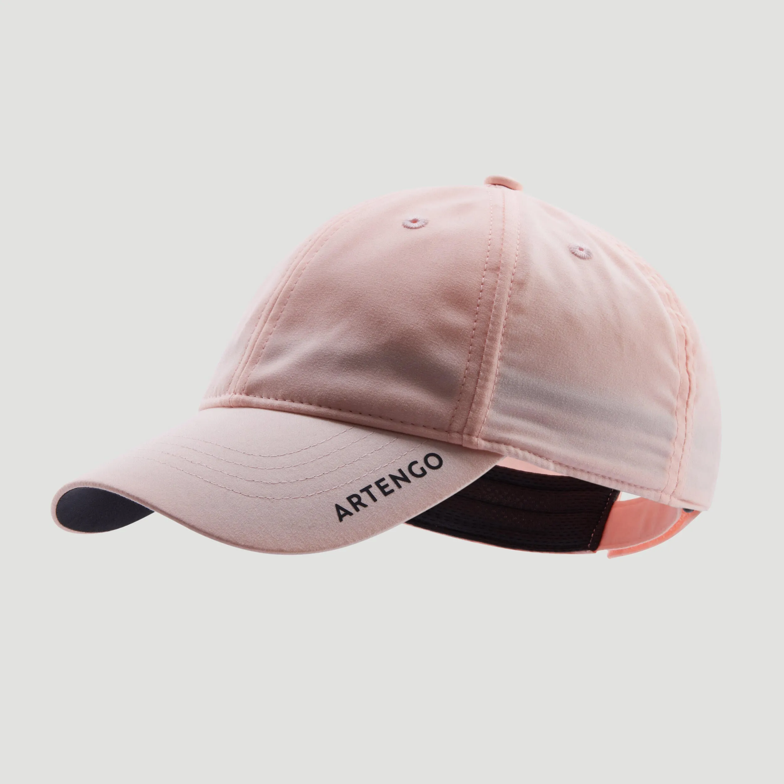 Baseball cap Tennis Cap TC 500 Gr.  54 pale pink/gray ARTENGO neon pastel salmon/charcoal gray