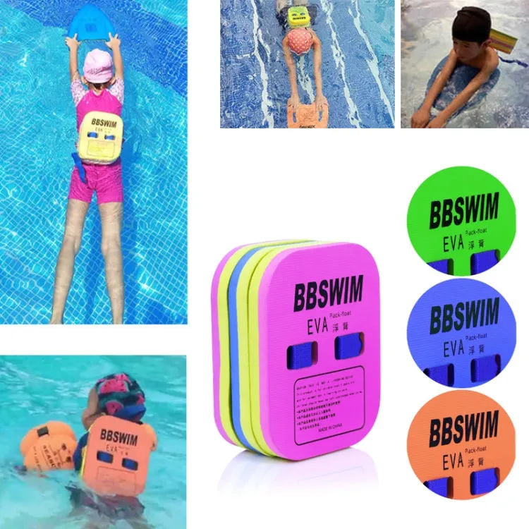 BBSWIM Swimming Back Flotation Board Swimming Buoyancy Aids, Color: Large Green