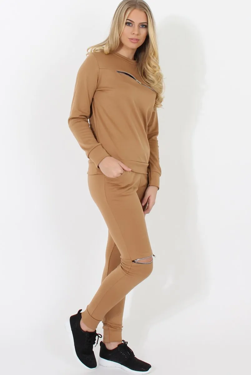 Beige Loungewear Set - Khloe