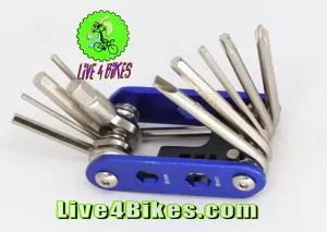 Bicycle Mini Multi Tool 15 Function / Chain breaker / BB Crank Alen - Live 4 Bikes