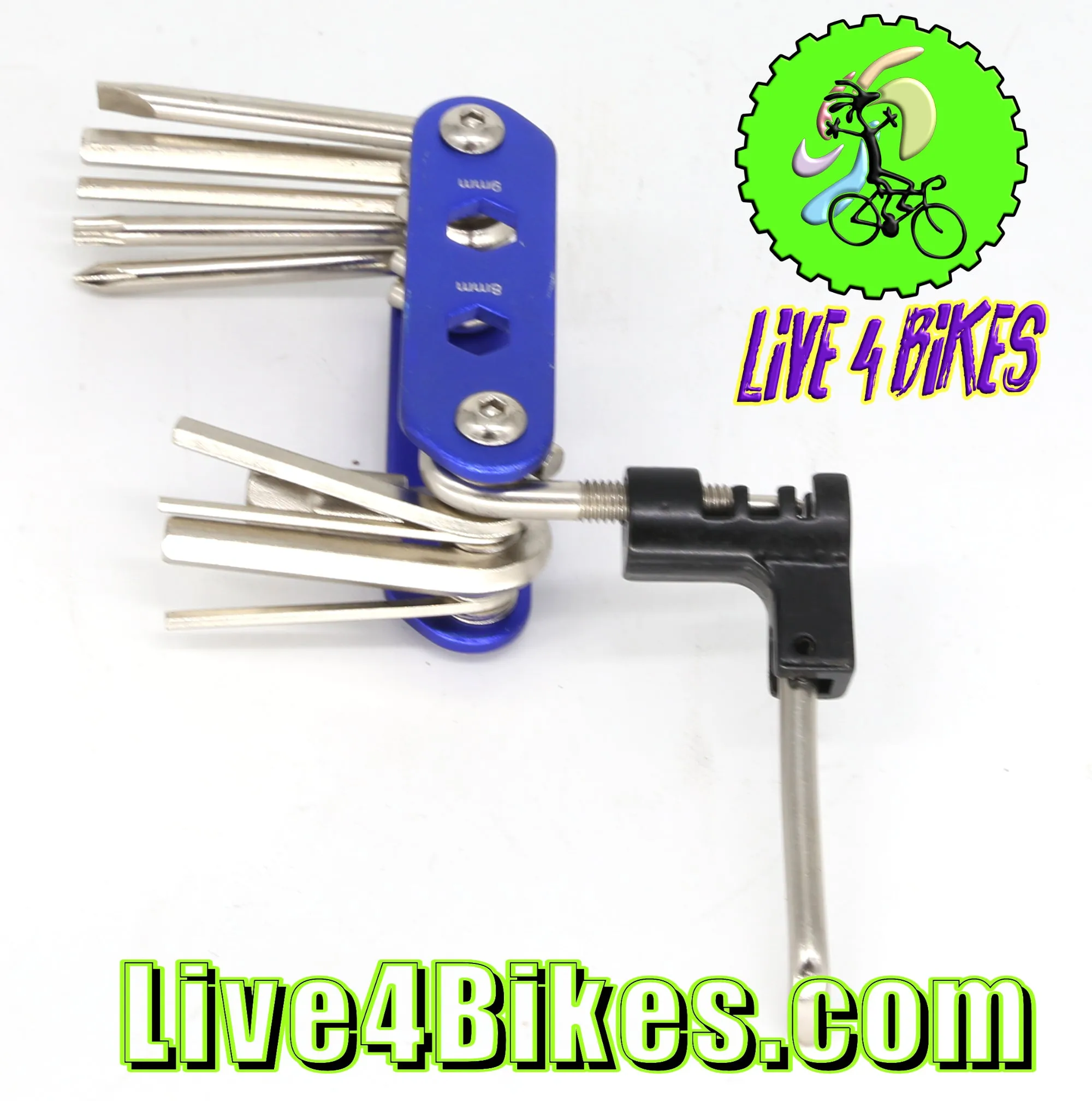 Bicycle Mini Multi Tool 15 Function / Chain breaker / BB Crank Alen - Live 4 Bikes