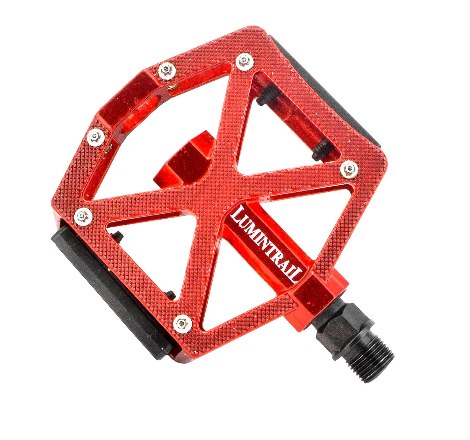 Bike Pedals: Flat Alloy Platform for MTB or BMX Mountain Bikes