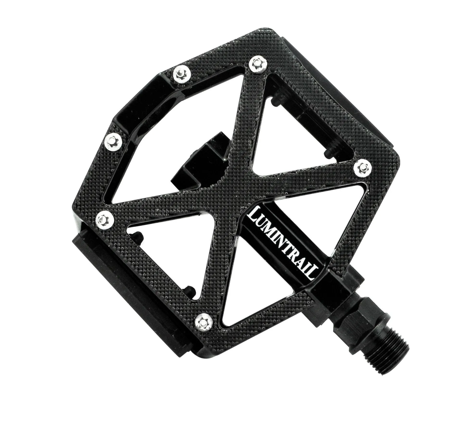 Bike Pedals: Flat Alloy Platform for MTB or BMX Mountain Bikes