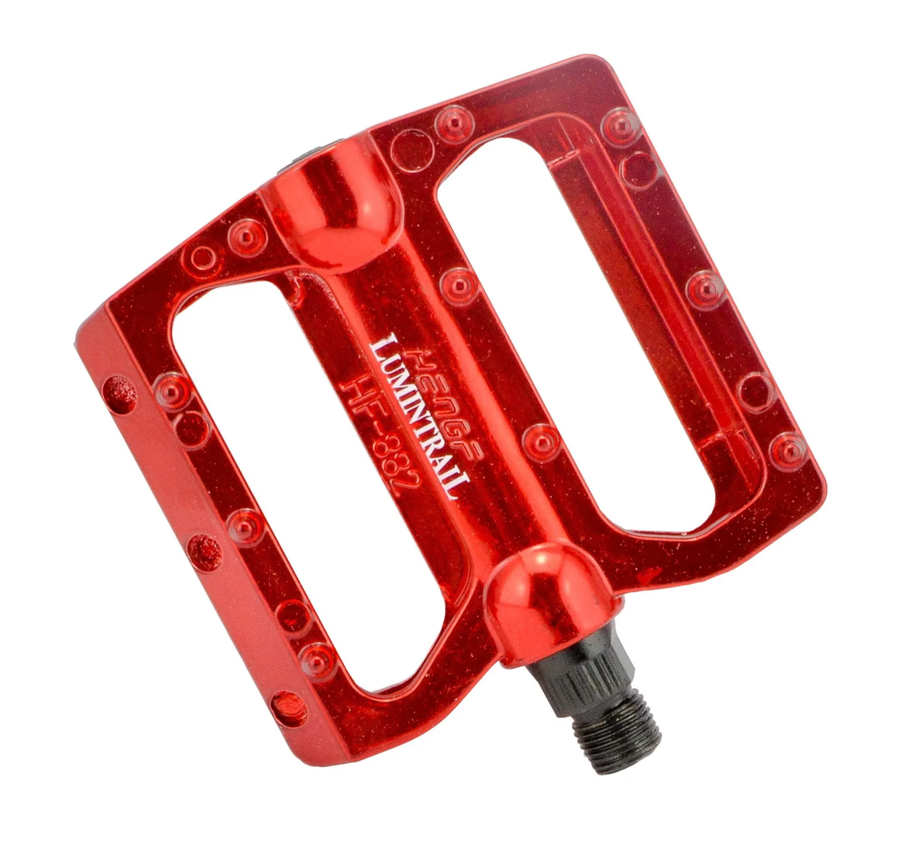 Bike Pedals: Flat Alloy Platform