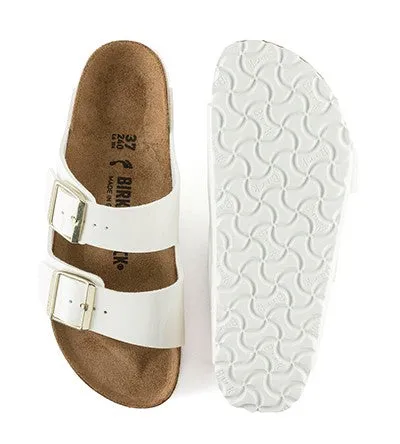 BIRKENSTOCK ARIZONA BF WHITE PATENT