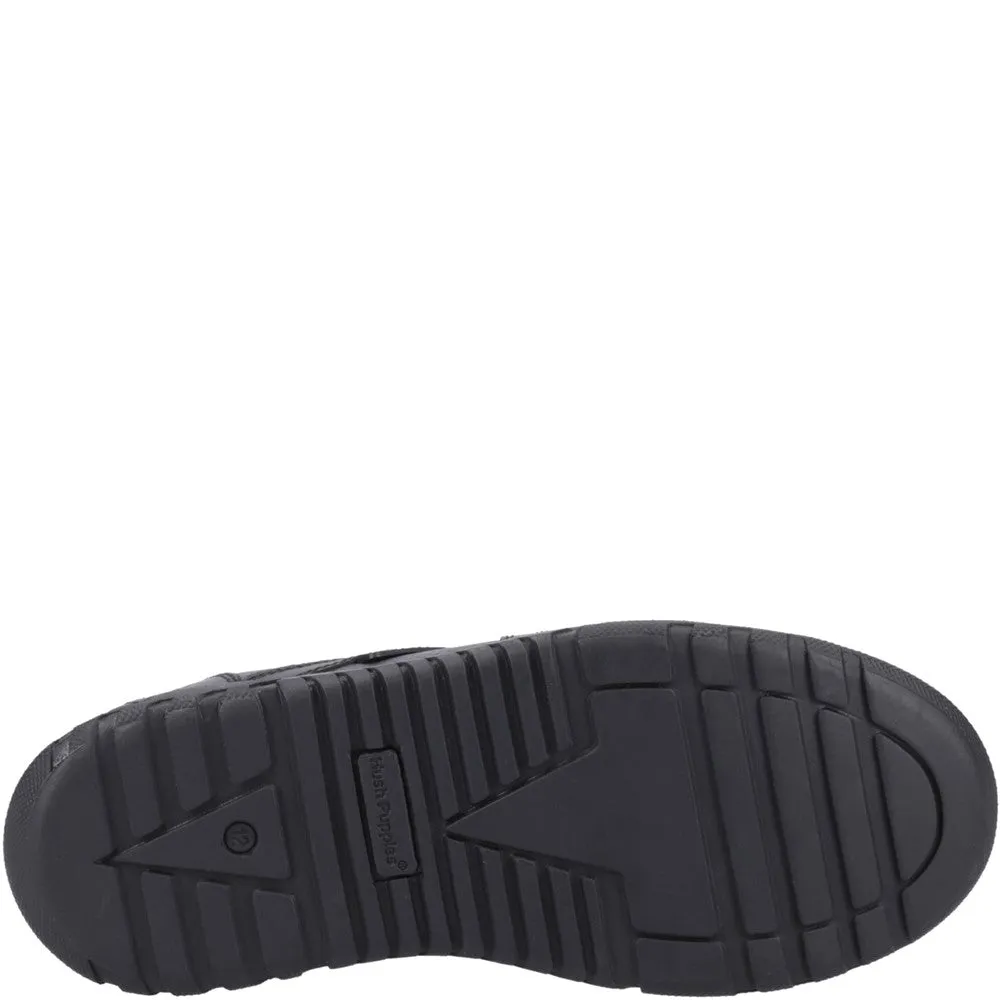 Black Spencer Junior School Shoes