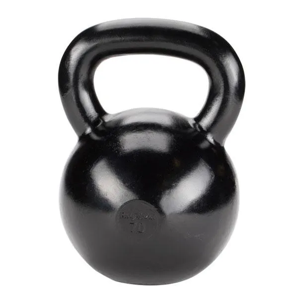 Body Solid Black Solid Cast Iron Kettlebell - lbs