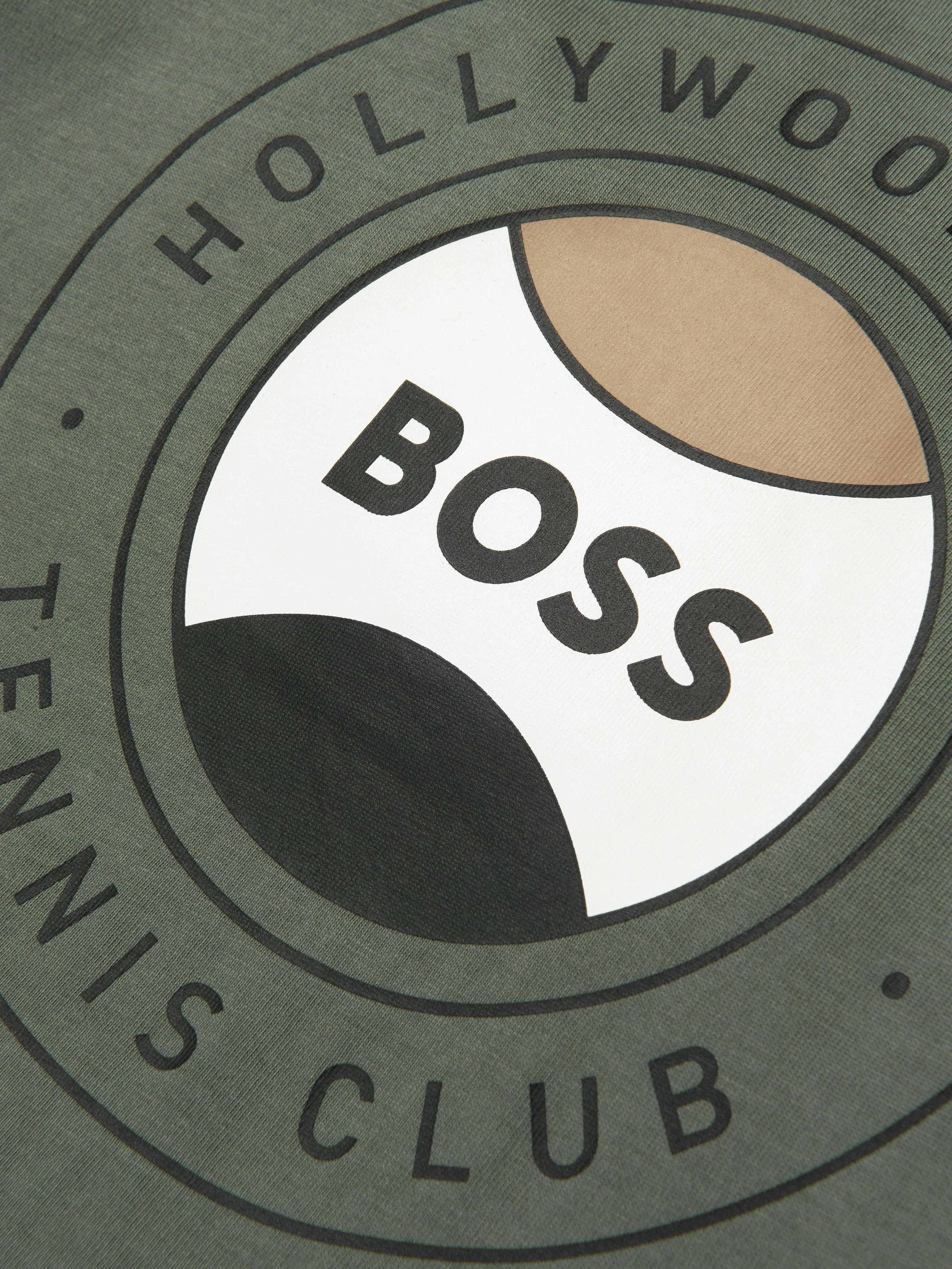 BOSS Boys Tennis Club T-Shirt In Green