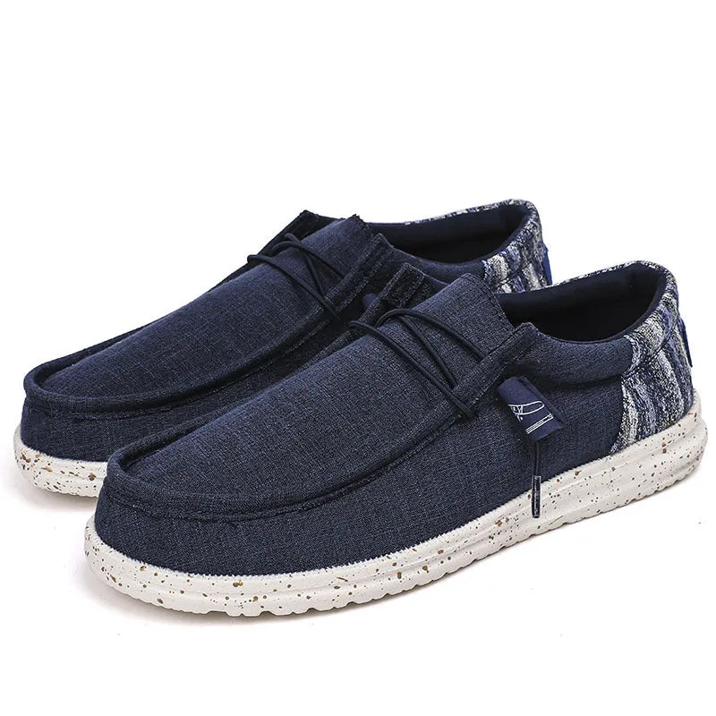 Breathable Casual Canvas Shoes Men's Patchwork