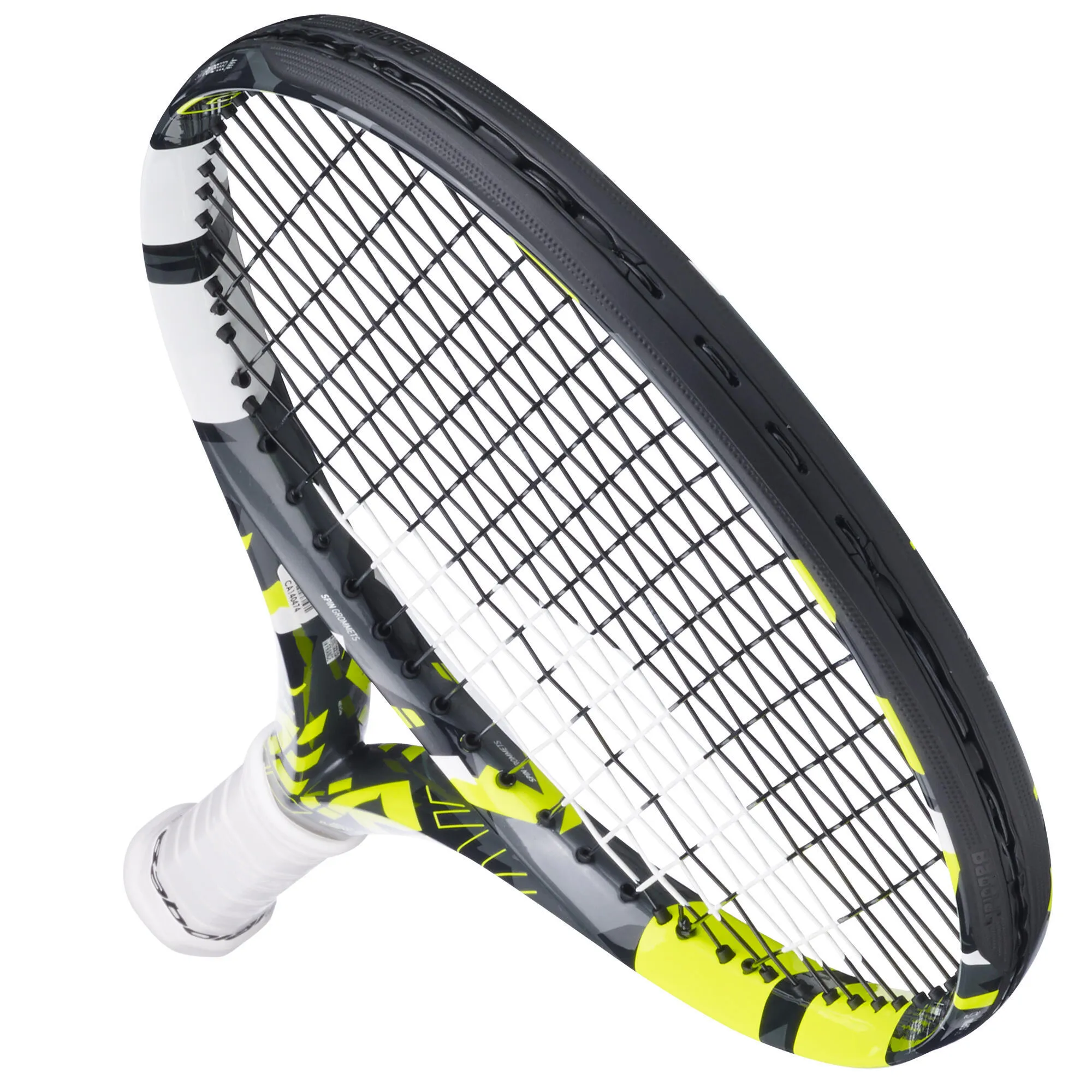 Children's tennis racket Pure Aero 26 inches, black/yellow BABOLAT