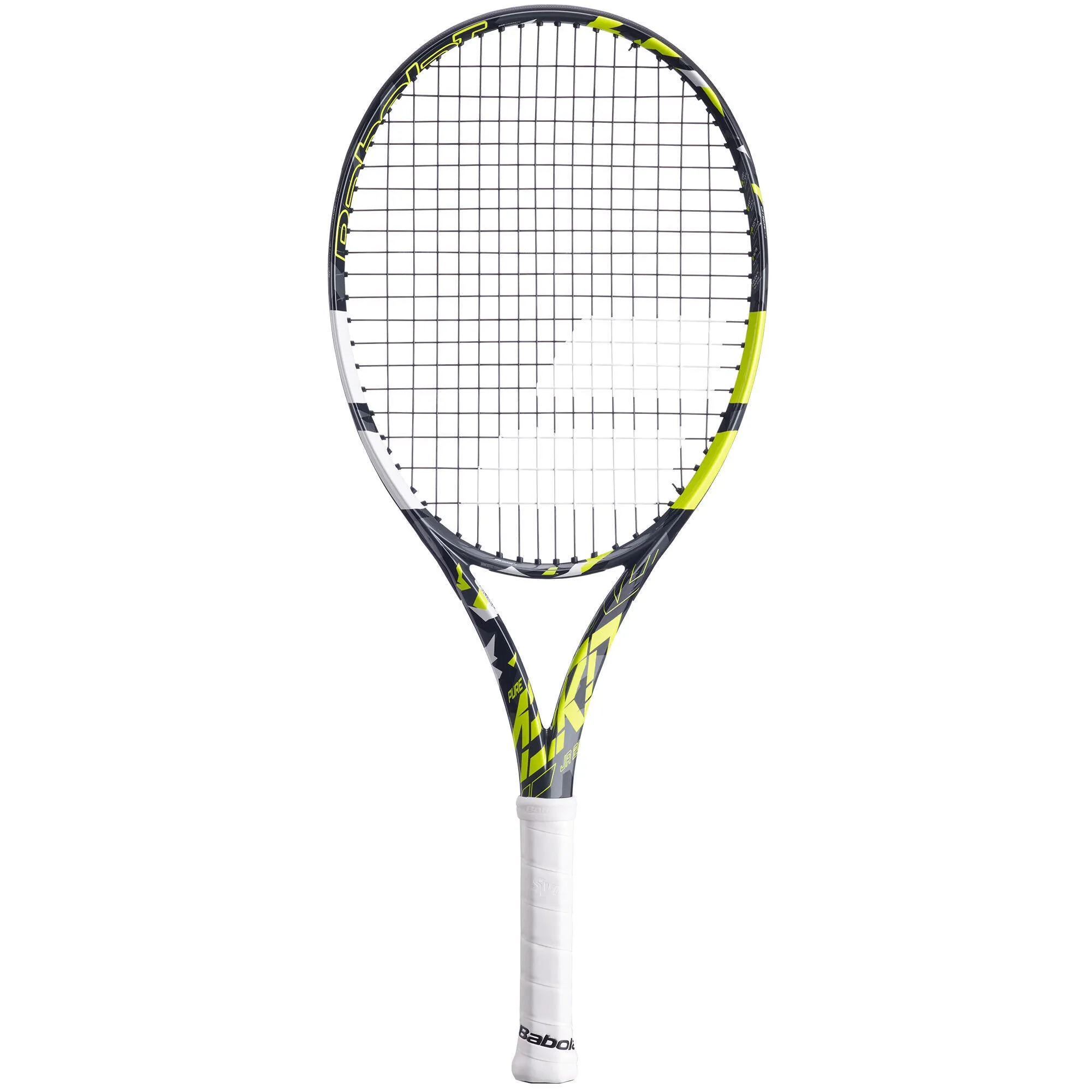 Children's tennis racket Pure Aero 26 inches, black/yellow BABOLAT