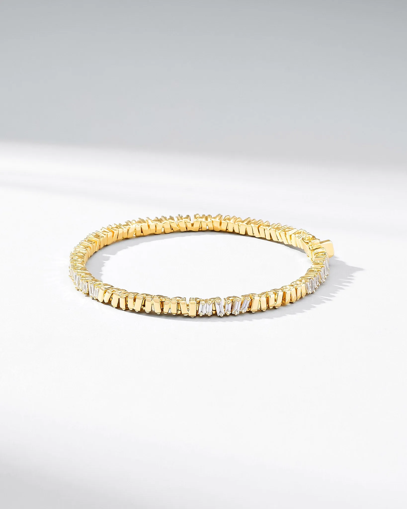 Classic Diamond 50/50 Tennis Bracelet