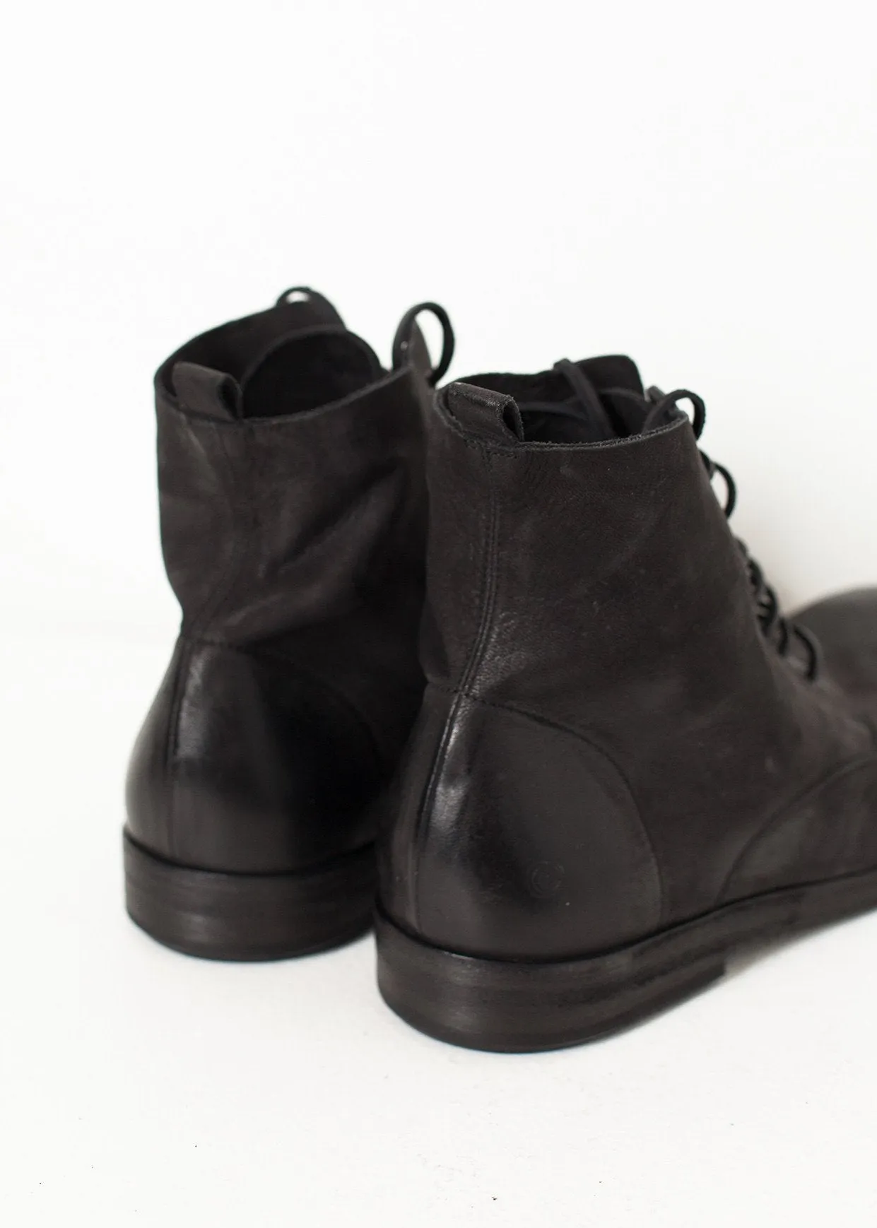 Combat Ankle Boot in Black