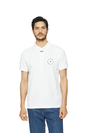 Corporate Logo Regular Polo - White