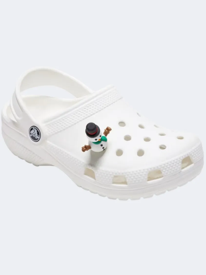 Crocs 3D Snowman Unisex Lifestyle Pins White/Multi