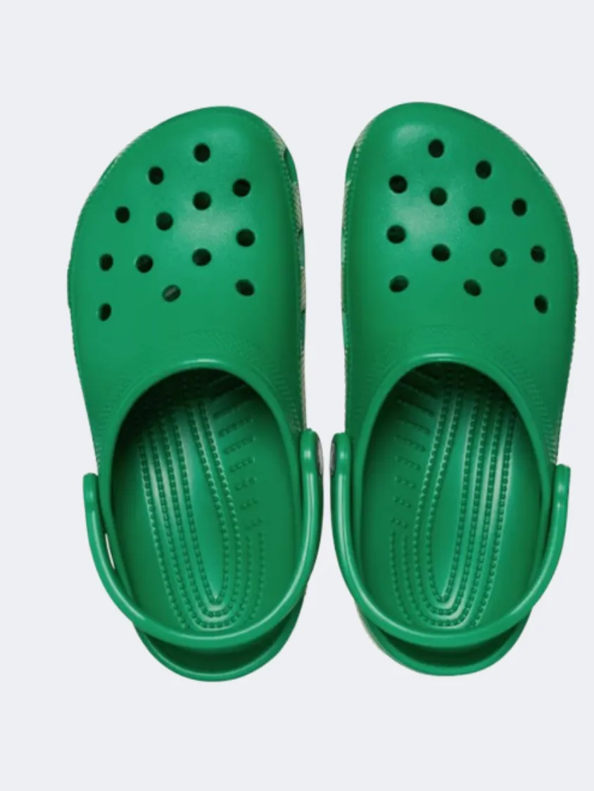 Crocs Classic Unisex Lifestyle Slippers Green Ivy