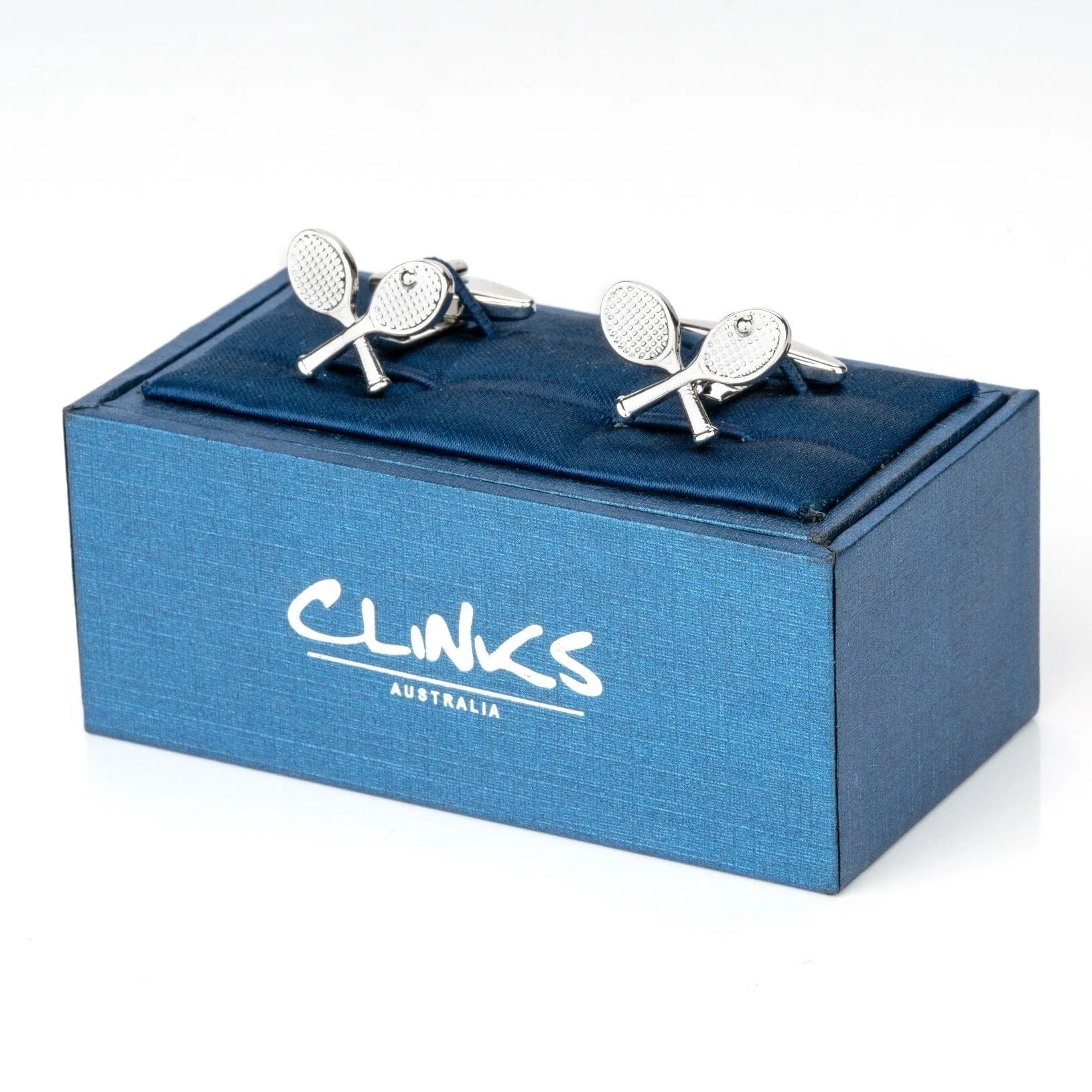 Crossed Tennis Racquet Cufflinks