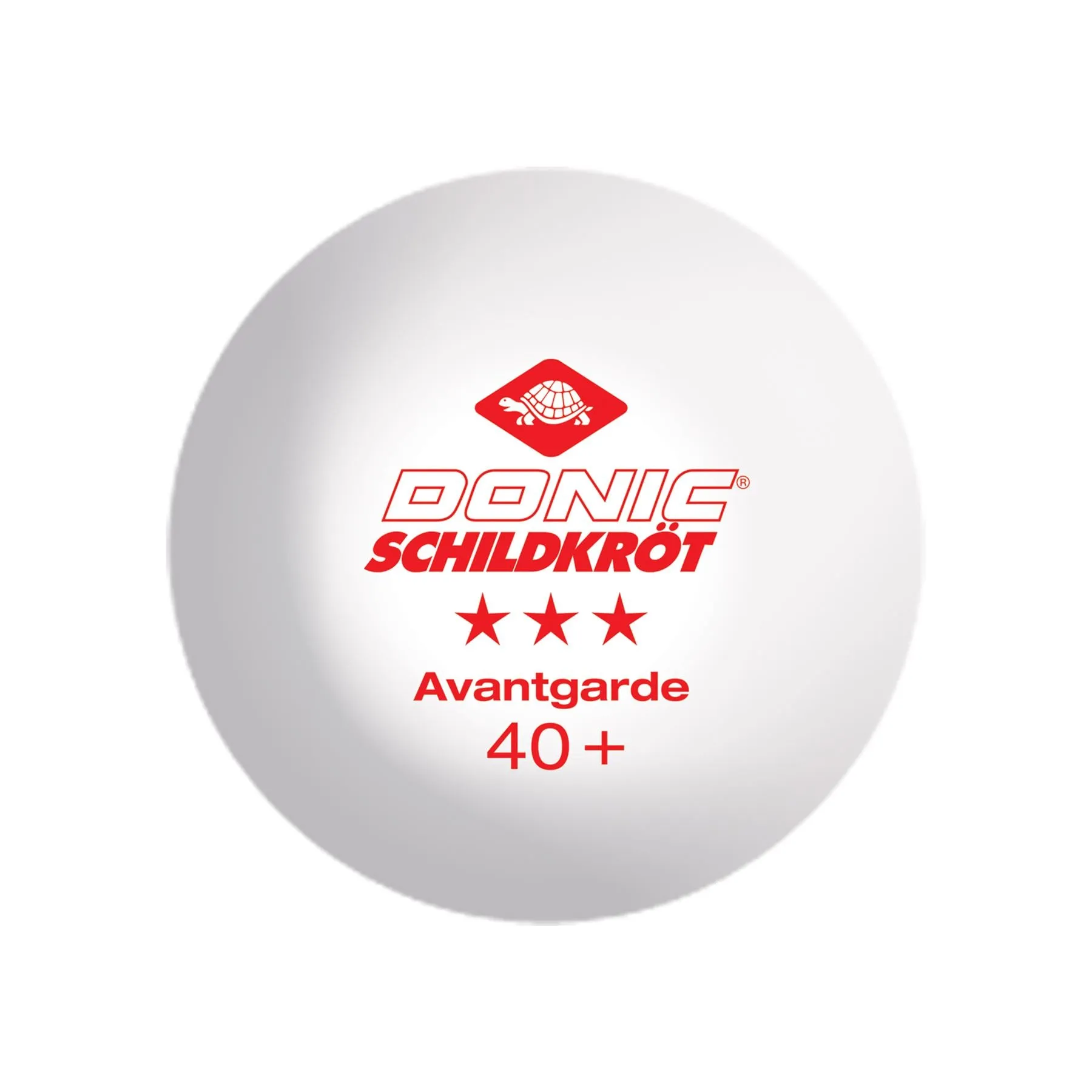 Donic Schildkrot 3 Star Avantgarde Poly 40  Table Tennis Balls 2 Colours - 6 pcs