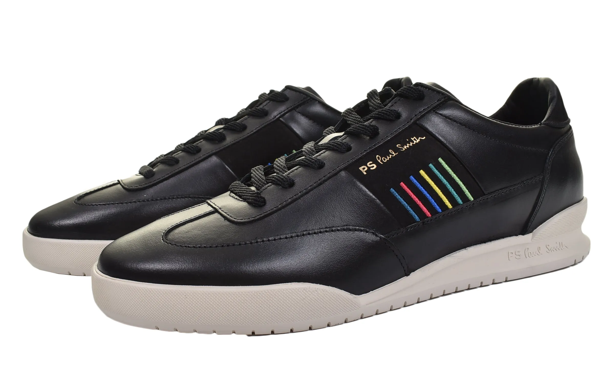 Dover Trainers Side Stripe Black