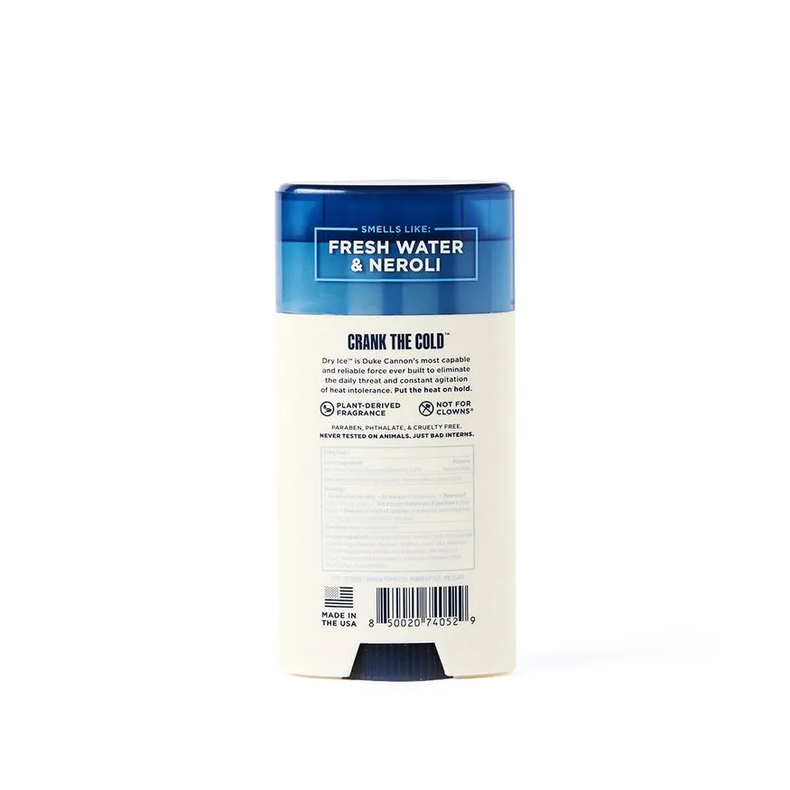 Duke Cannon Dry Ice Cooling Antiperspirant - Fresh Water & Neroli