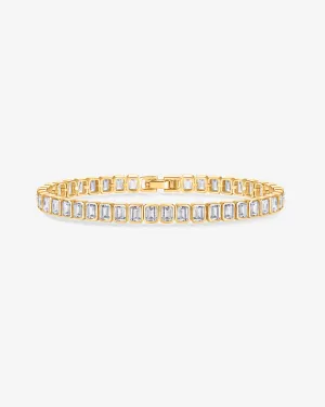 Emerald-Cut Tennis Bracelet