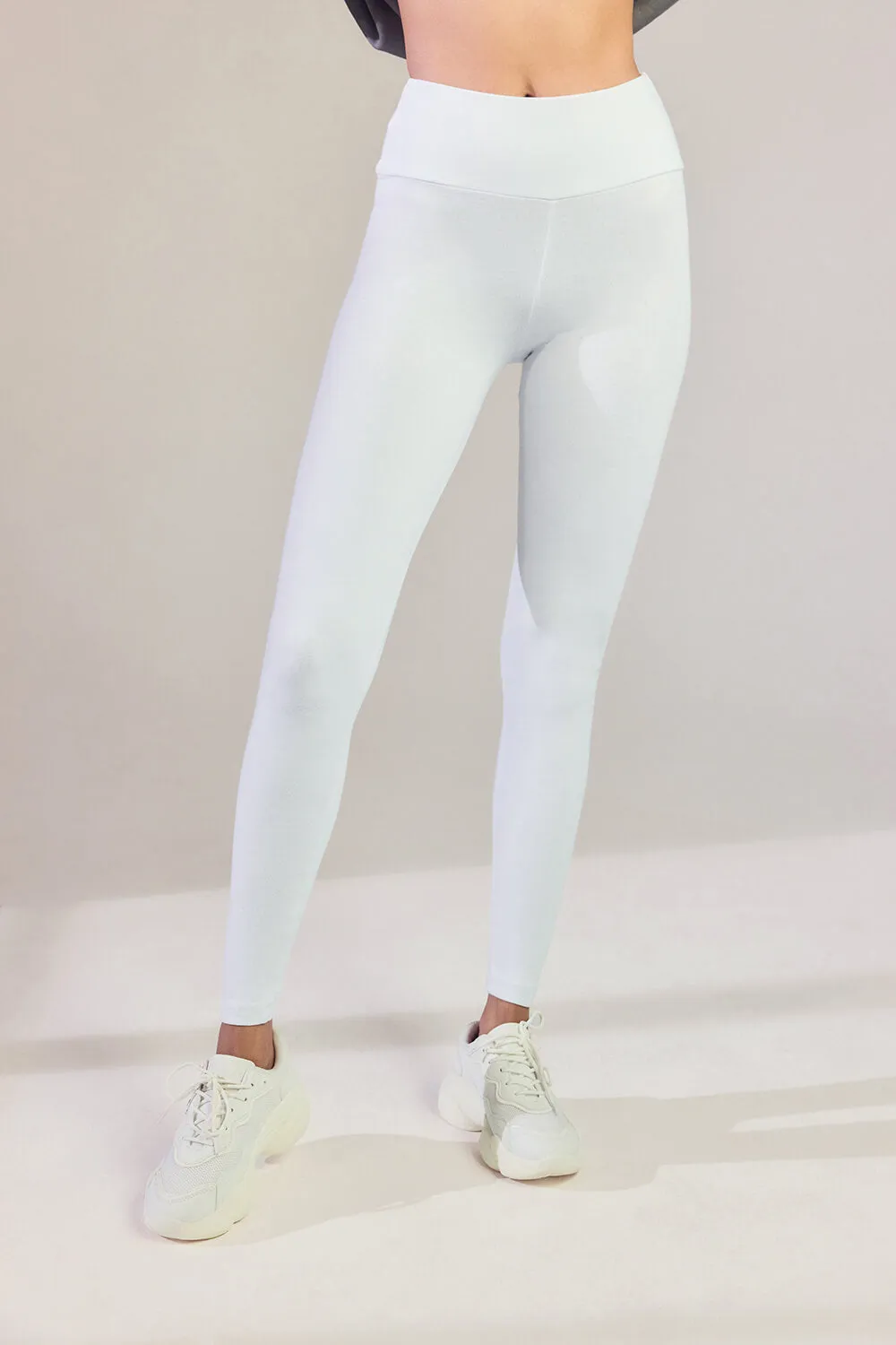 Everyday High Waisted Leggings - White