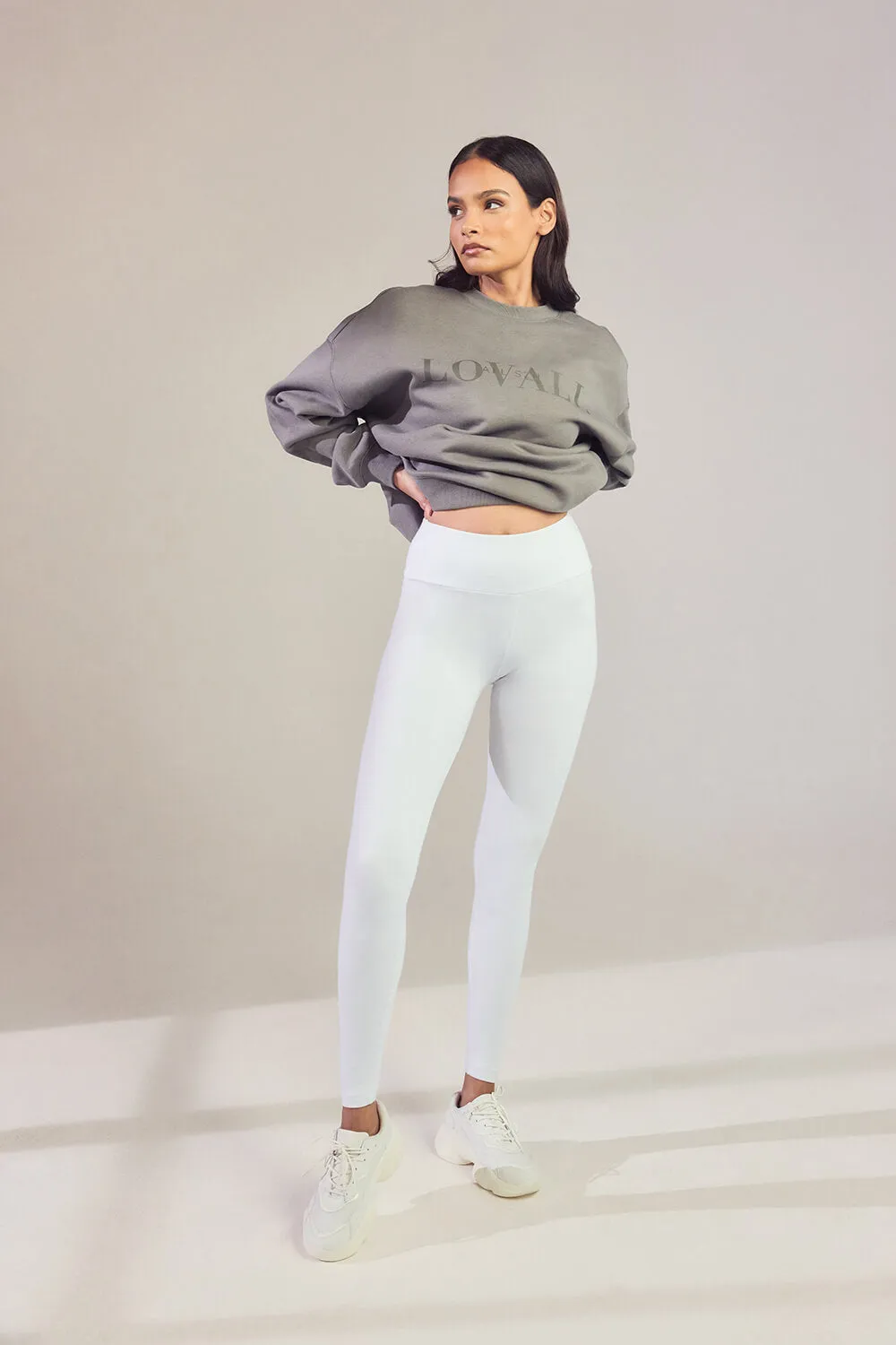 Everyday High Waisted Leggings - White