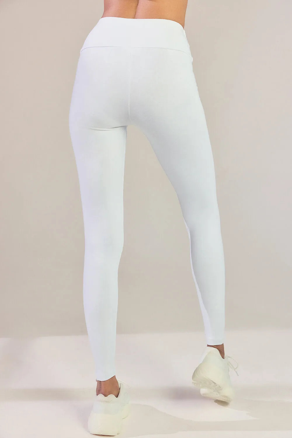 Everyday High Waisted Leggings - White