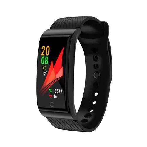 F4 0.96'' Color Screen Heart Rate Blood Pressure Tennis Badminton Fitness Tracker Smart Wristband