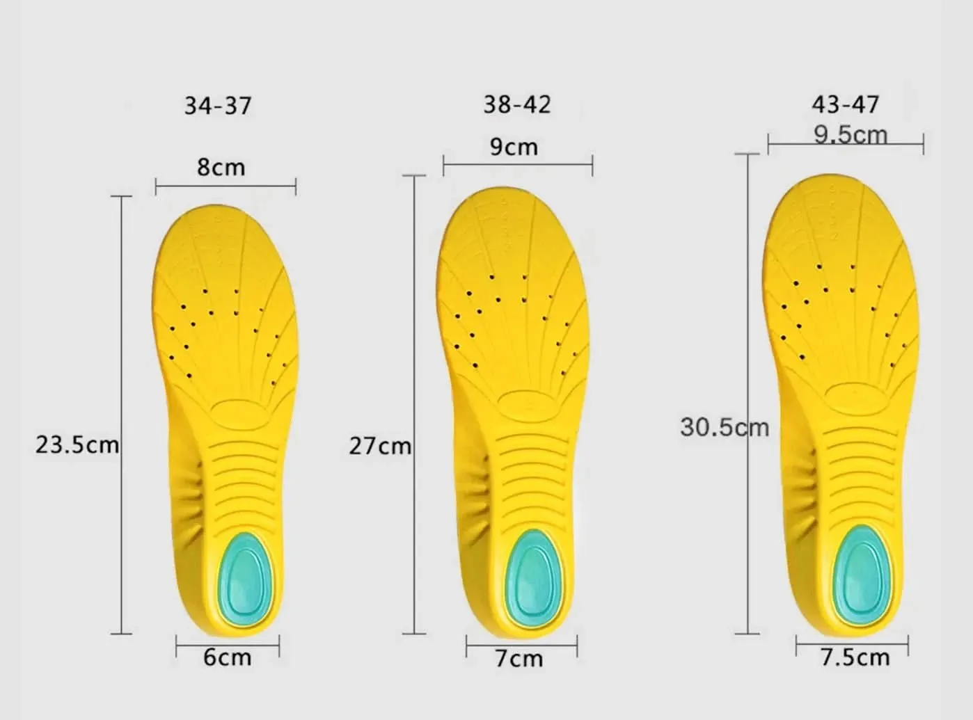 FitVille Memory Foam Insoles (2-Pair Bundle)