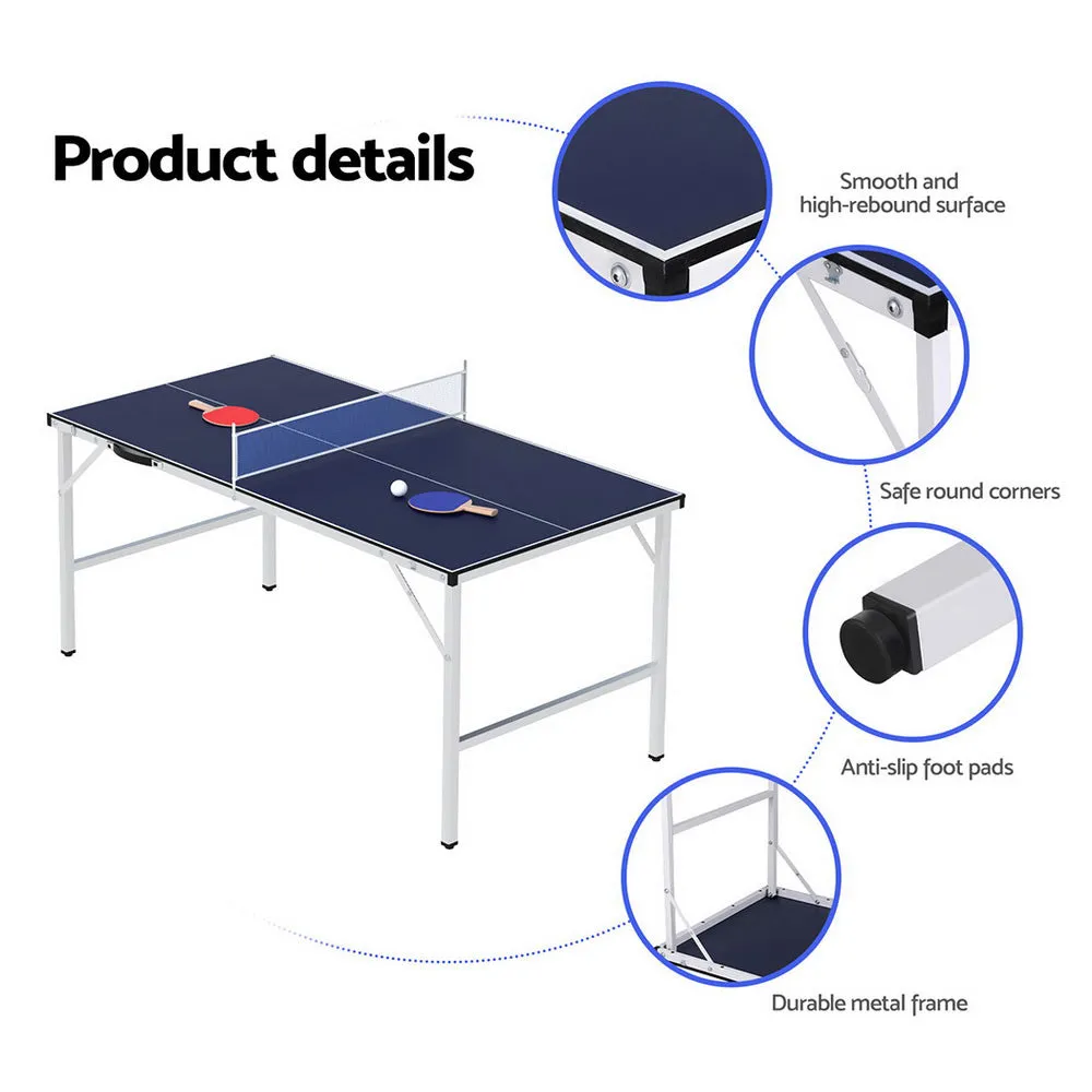 Foldable Indoor Outdoor Ping Pong Table Set - Everfit