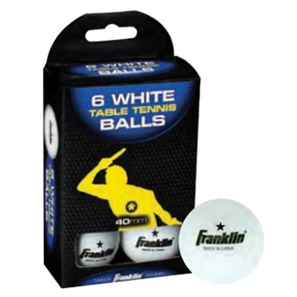 Franklin Sports 57113 Table Tennis Ball, White