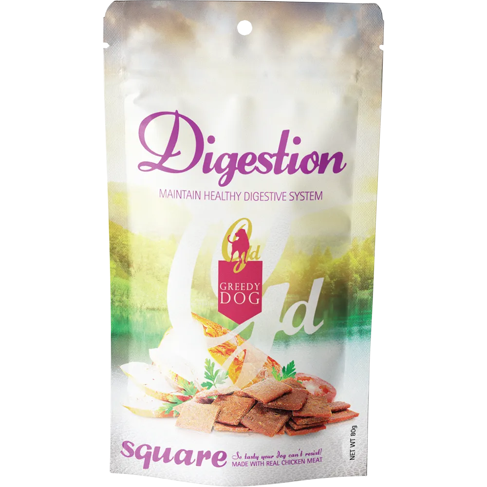 Greedy Dog Treats Digestion Square 80g